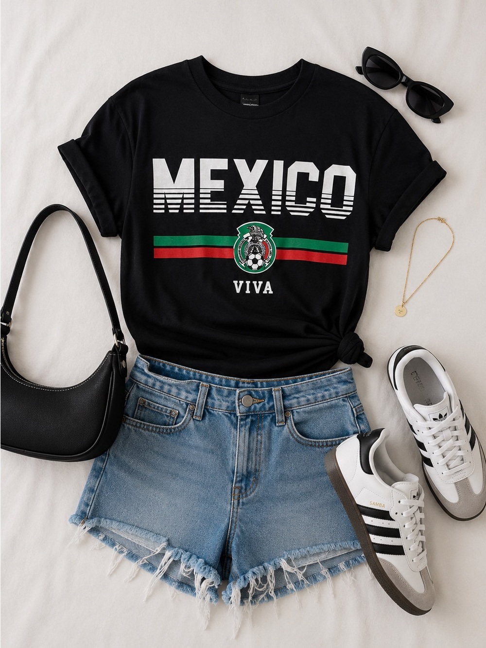 NWT Mexico Graphic Tee Women’s Small Black Shirt